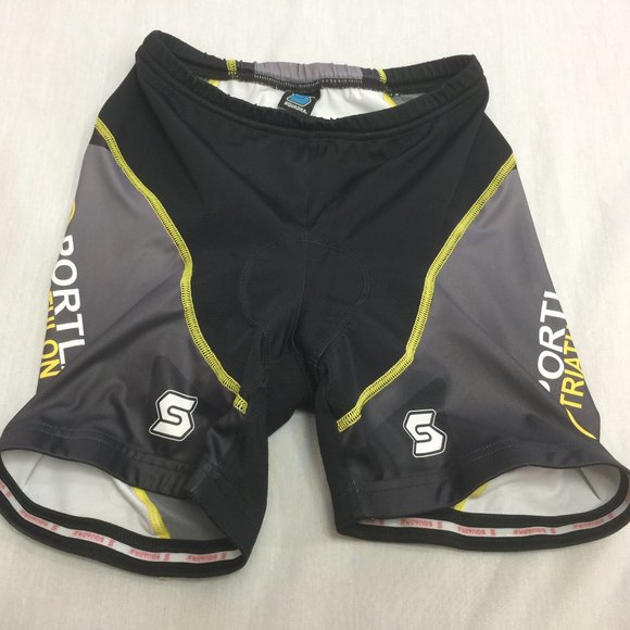 💐💐💐 SQUADRA WOMENS TRI SHORT CYCLING SHORTS SIZE XL 💐💐💐 - Picture 1 of 5